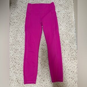lululemon athletica Fuchsia Leggings